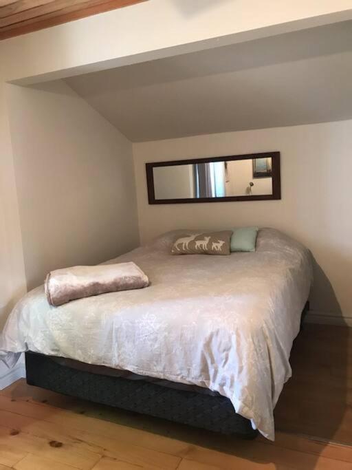 Om Chalet 2 Avec Spa Et Foyer Borde Du Fleuve St-Pierre-de-l'Île-d'Orléans Εξωτερικό φωτογραφία